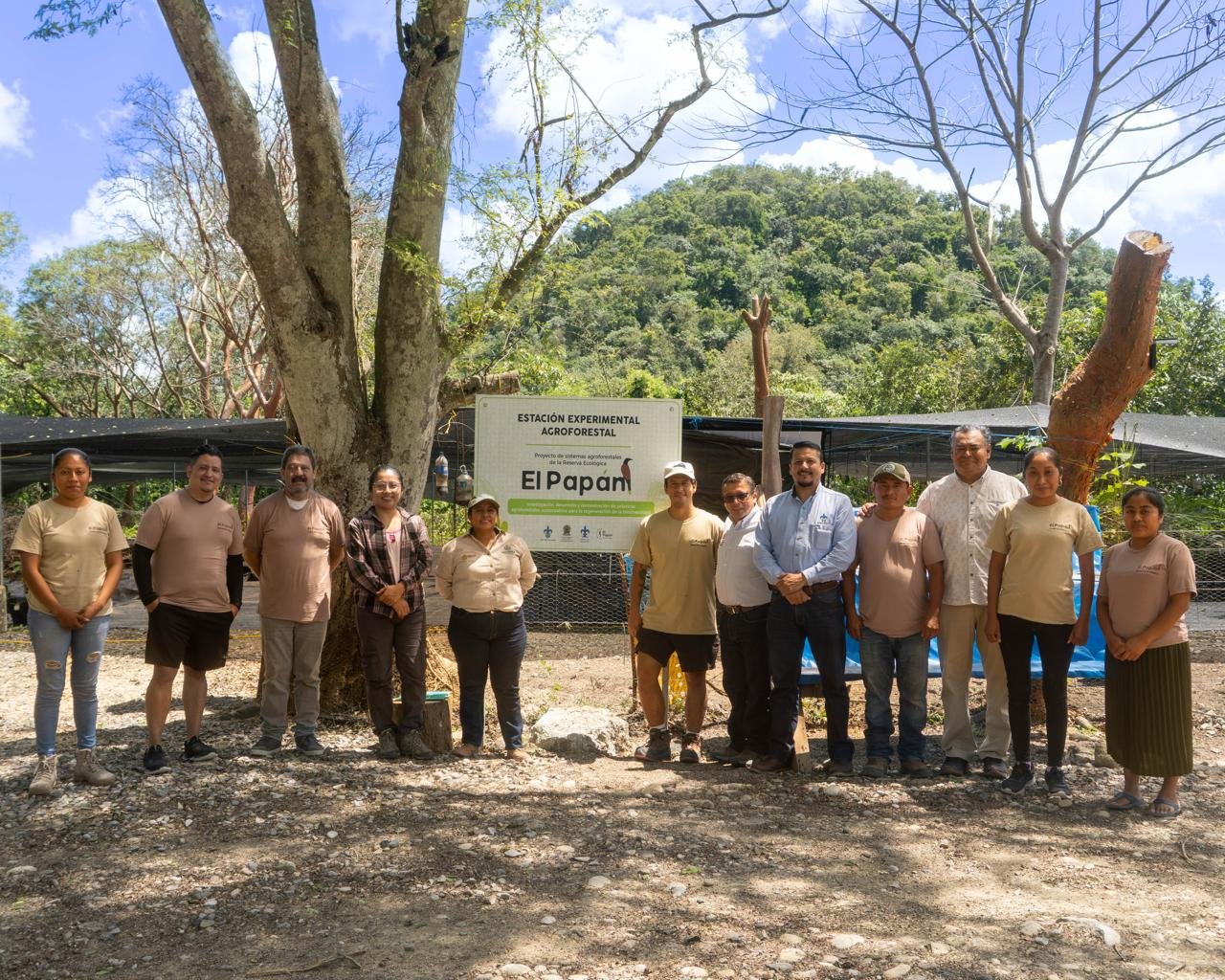 Visita del equipo de SEDEMA en El Papán