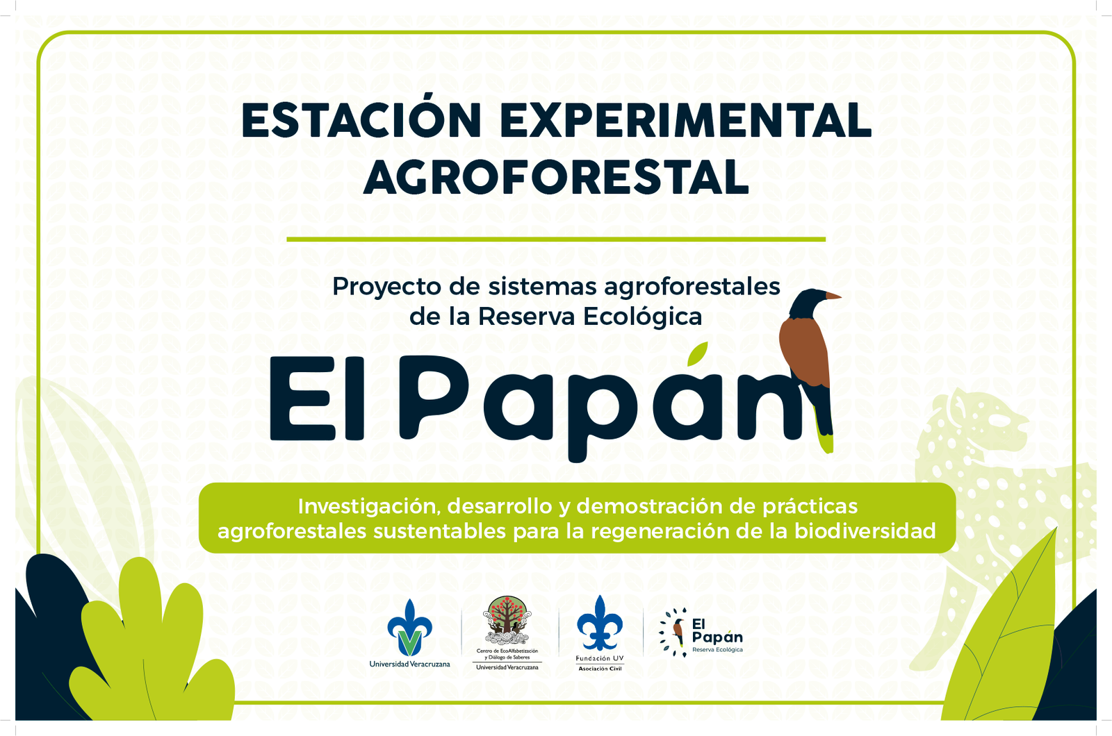 Letrero oficial de colaboración UV